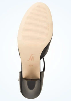 Move Dance Erika T-Bar Character Shoe 3" - Black 4 Move Dance Erika T-Bar Character Shoe 3" - Black -Dance costume mok0026 blk bottom 1 54227.1678928571