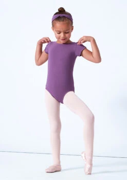 Move Dance Macey Girls Leotard -Dance costume mol5503 dusky grape front 1 41352.1684798995