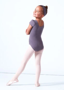 Move Dance Macey Girls Leotard -Dance costume mol5503 steel grey back 2 87785.1684798995