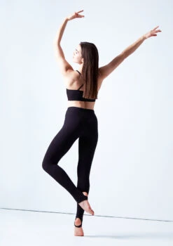 Move Dance Yana Stirrup Leggings -Dance costume mop0005 black back 1 75482.1678884501