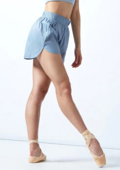 Move Dance Nichelle Heat Retention Short -Dance costume mop0411 paleblue front 2t 26066.1692921334
