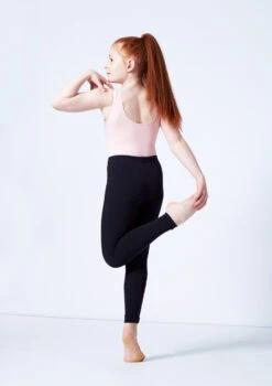 Move Dance Lana Girls Dance Leggings -Dance costume mop5004 black back 39388.1689206359