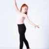 Move Dance Lana Girls Dance Leggings -Dance costume mop5004 black front 2 65391.1689206359