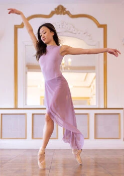 Move Dance Valerie High Low Skirt -Dance costume mor0035 french mauve front 2 97199.1690548971