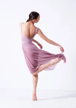 Move Dance Valerie High Low Skirt -Dance costume mor0035 frenchmauve back 22269.1681806947