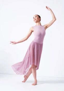 Move Dance Valerie High Low Skirt -Dance costume mor0035 frenchmauve front 1 70966.1681806947