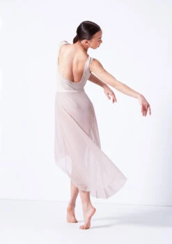 Move Dance Valerie High Low Skirt -Dance costume mor0035 latte back 79061.1681806947