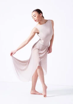Move Dance Valerie High Low Skirt -Dance costume mor0035 latte front 3 00462.1681806947