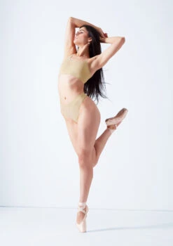 Move Dance Cassia Seamless Thong - 2 Pack 8 Move Dance Cassia Seamless Thong - 2 Pack -Dance costume mor0506 sand front 1edit 08339.1690413293