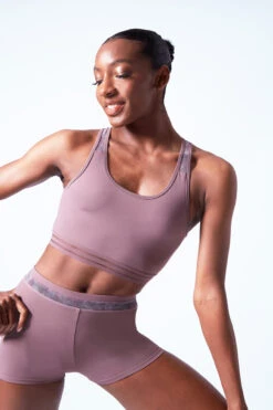 Move Dance Sovanna Crop Top 4 Move Dance Sovanna Crop Top -Dance costume mos0601 orchid pink close up front 51004.1683070432