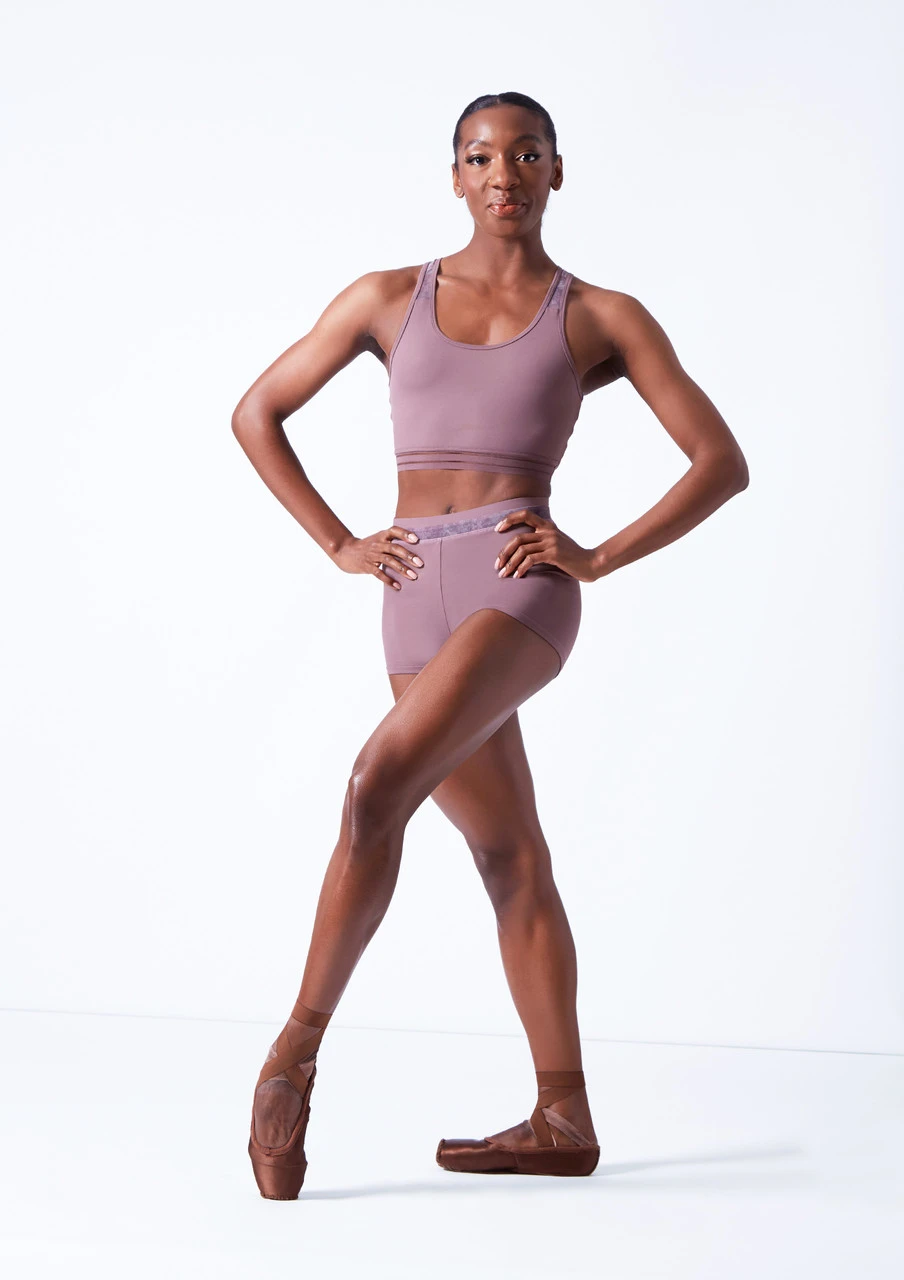 Move Dance Sovanna Crop Top Move Dance Sovanna Crop Top -Dance costume mos0601 orchid pink front 1 18378.1683070427