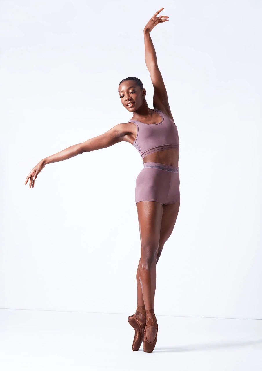 Move Dance Sovanna Crop Top Move Dance Sovanna Crop Top -Dance costume mos0601 orchid pink front 2 01670.1683070426