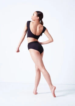 Move Dance Jessie Dance Briefs -Dance costume mos0834 black back 92799.1681806956