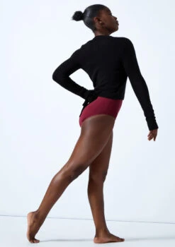 Move Dance Everly Ballet Wrap -Dance costume moz0730 black back 1 38659.1678885129