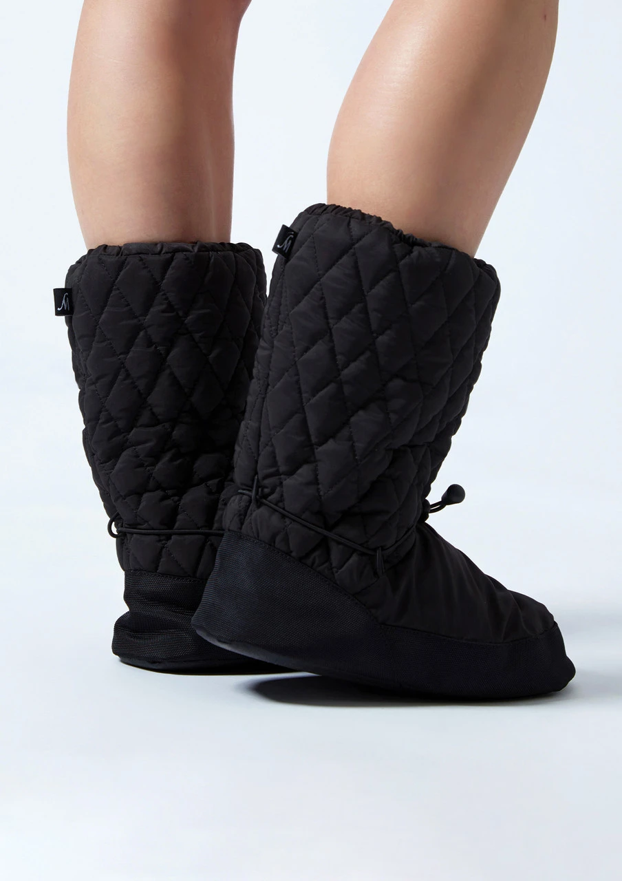 Move Dance Willow Warm Up Booties Move Dance Willow Warm Up Booties -Dance costume moz0901 black back 1 42558.1678885140
