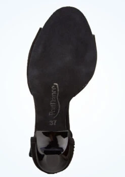 Port Dance Luana Dance Shoe 2.8" -Dance costume pd507luana blk bottom 1 72508.1678885245