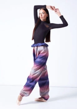 So Danca Dream Warm Up Pants -Dance costume rde2410 navy front 4 35889.1698711920