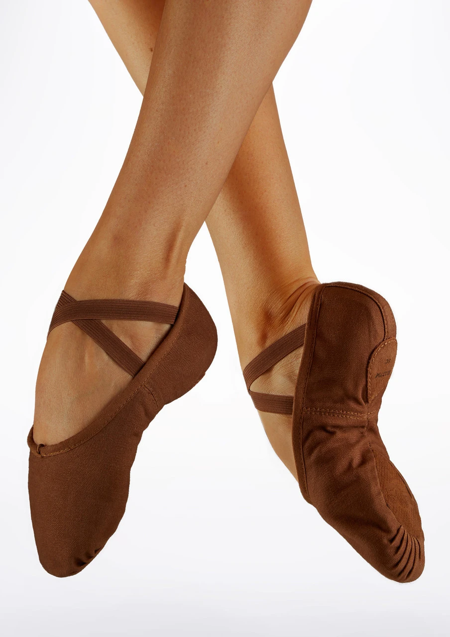 Bloch S0277L Split Sole Canvas Ballet Shoe - Cocoa Bloch S0277L Split Sole Canvas Ballet Shoe - Cocoa -Dance costume s0277l bloch s0277l split sole canvas ballet shoe cocoa brown main image T 89324.1698801003