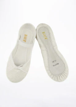 Bloch Sparkle Full Sole Ballet Shoe -Dance costume s0291 t bloch sparkle full sole ballet shoe white front 63624.1678926209