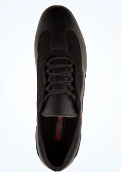 Supadance 9010 Mens Split Sole Practice Dance Shoes- 1" -Dance costume sd9010 blk top 1 40071.1678886254