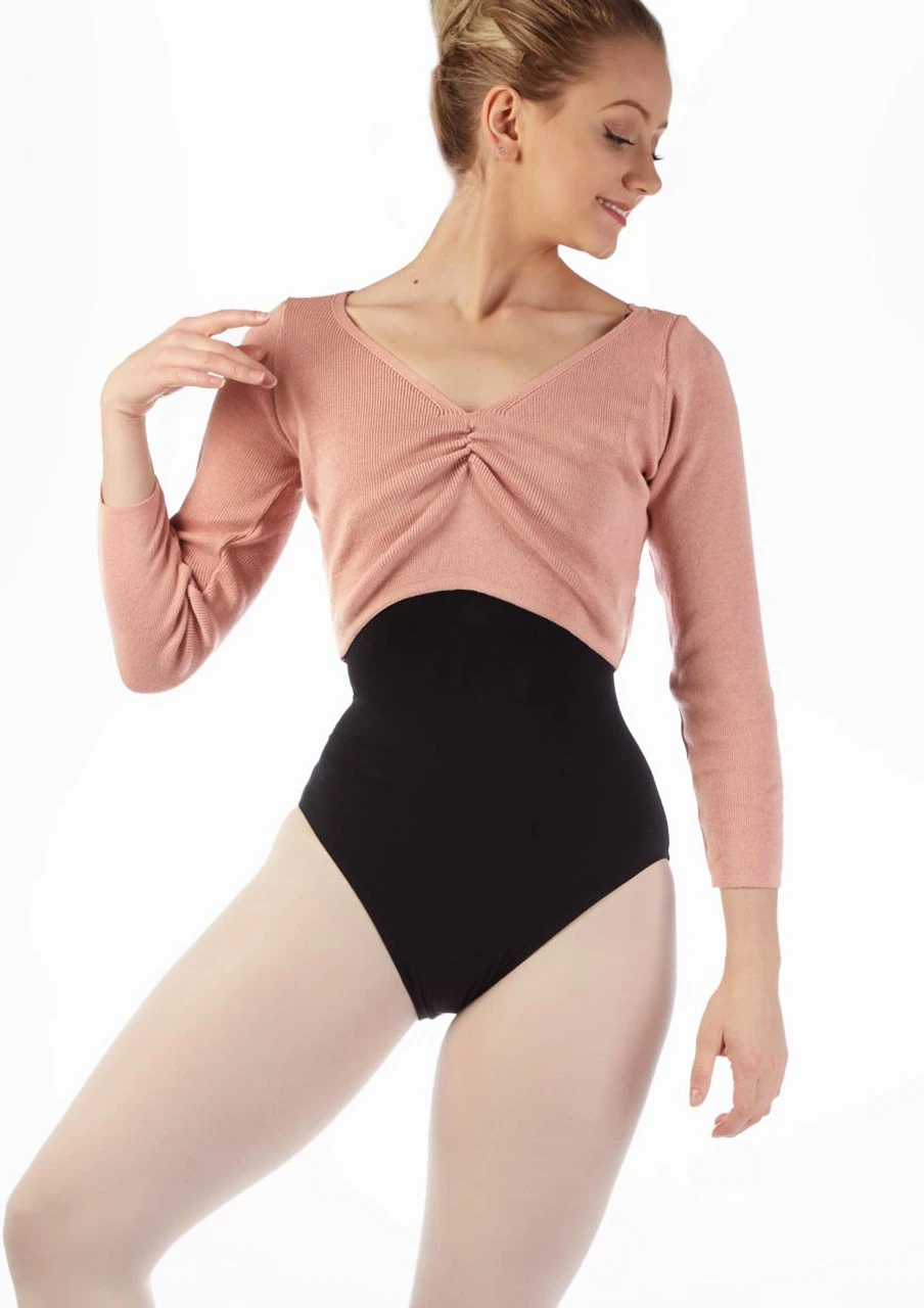 So Danca V-neck Ballet Wrap So Danca V-neck Ballet Wrap -Dance costume so e 11200 so danca v neck ballet wrap pink front thumbnail T 31573.1698810713