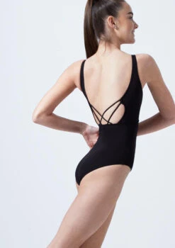 So Danca Teen Cross Back Leotard -Dance costume so l 1865 so danca teen cross back leotard black back thumbnail T 04259.1698810918