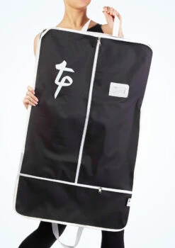 Tappers & Pointers Costume Carrier Garment Bag -Dance costume ta cost car tappers and pointers costume carrier black front T 03083.1698811621