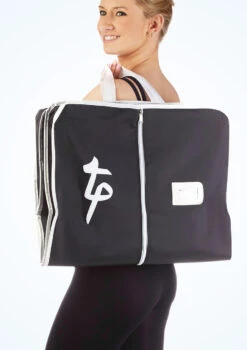 Tappers & Pointers Costume Carrier Garment Bag -Dance costume ta cost car tappers and pointers costume carrier black front no1 29575.1678886285