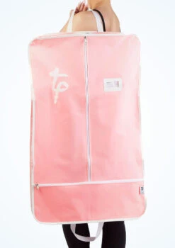 Tappers & Pointers Costume Carrier Garment Bag -Dance costume ta cost car tappers and pointers costume carrier pink front 74480.1678886285