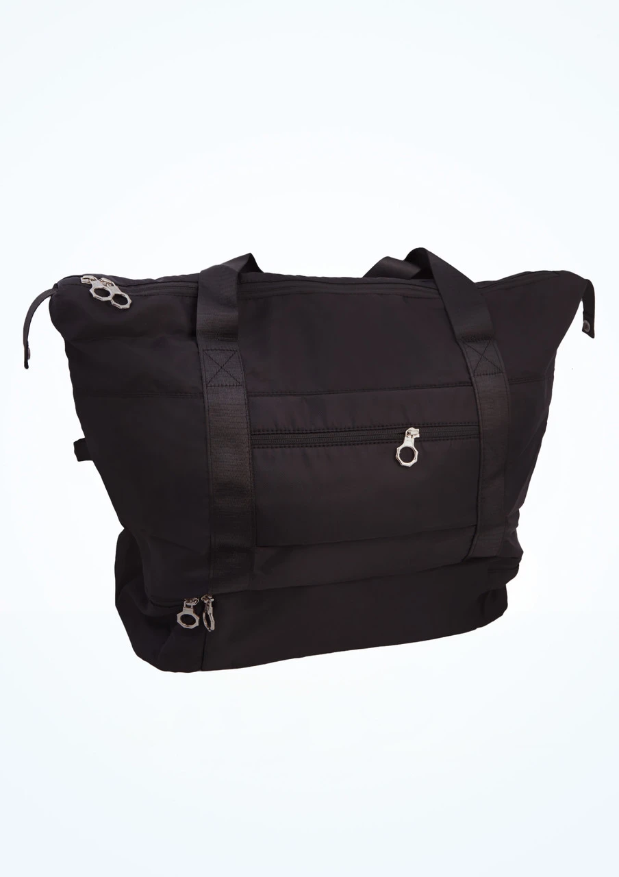 Tendu Satin Holdall Dance Bag Tendu Satin Holdall Dance Bag -Dance costume tet1086 black back 58384.1693524244