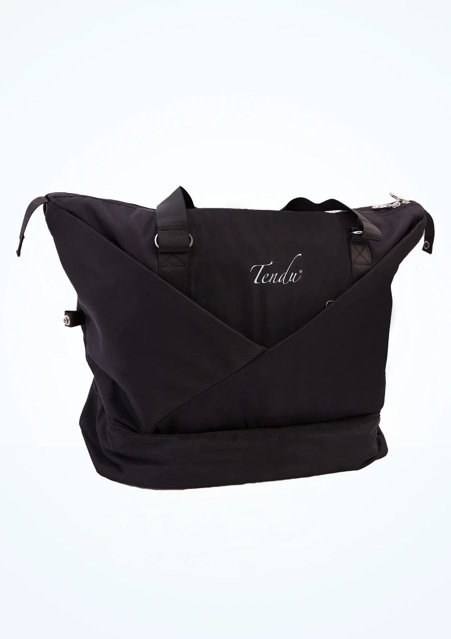 Tendu Satin Holdall Dance Bag Tendu Satin Holdall Dance Bag -Dance costume tet1086 black front 09695.1693524244