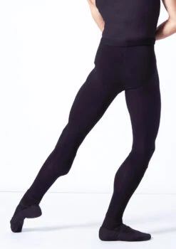Wear Moi Hamada Mens Footless Tight -Dance costume wmhamada black back t 43293.1698711938