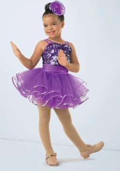Weissman When Can I See You Again -Dance costume wn 10164 weissman when can i see you again purple front 82789.1678886670