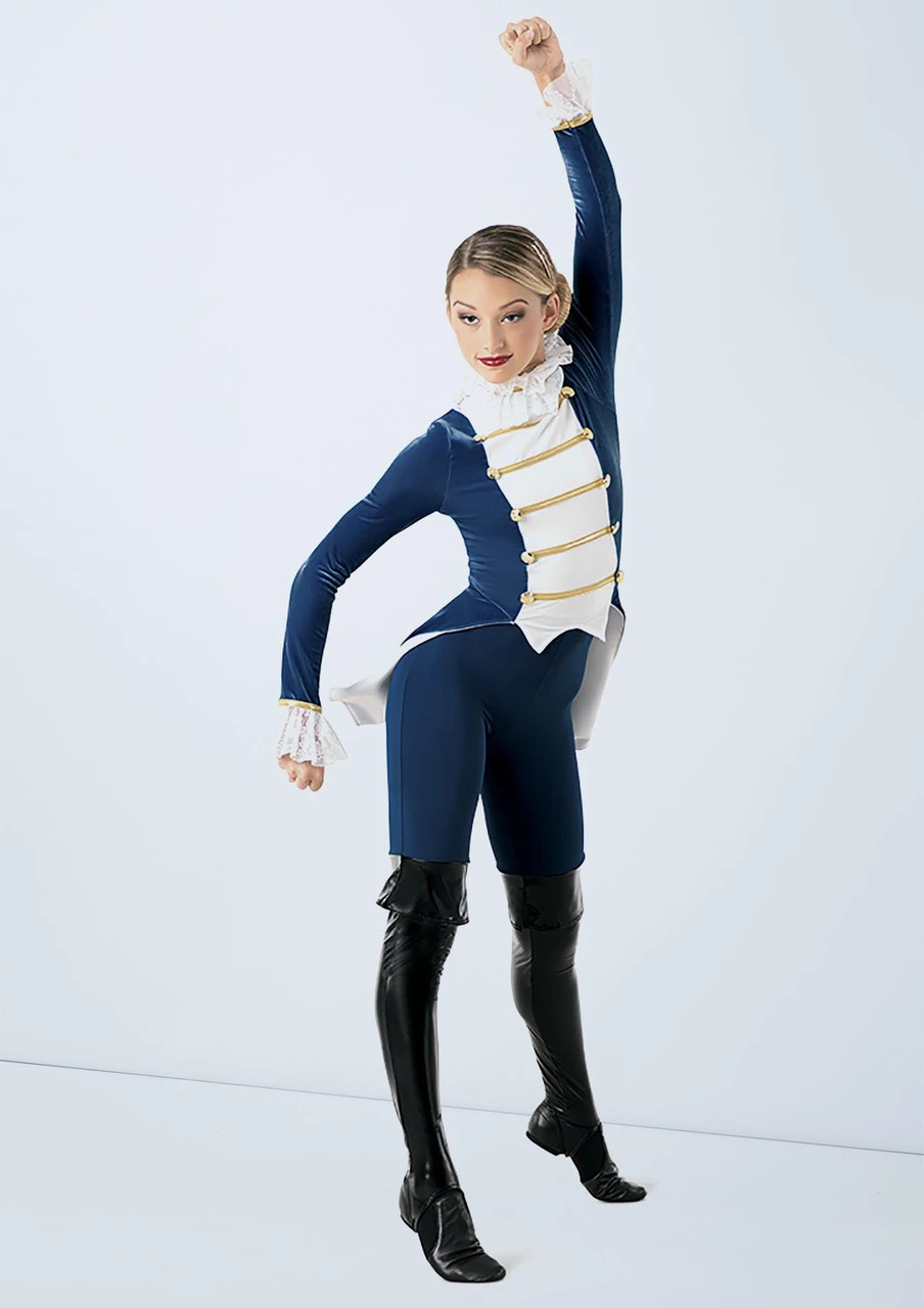 Weissman Alexander Hamilton Weissman Alexander Hamilton -Dance costume wn 10374 weissman alexander hamilton blue front 74341.1678886691