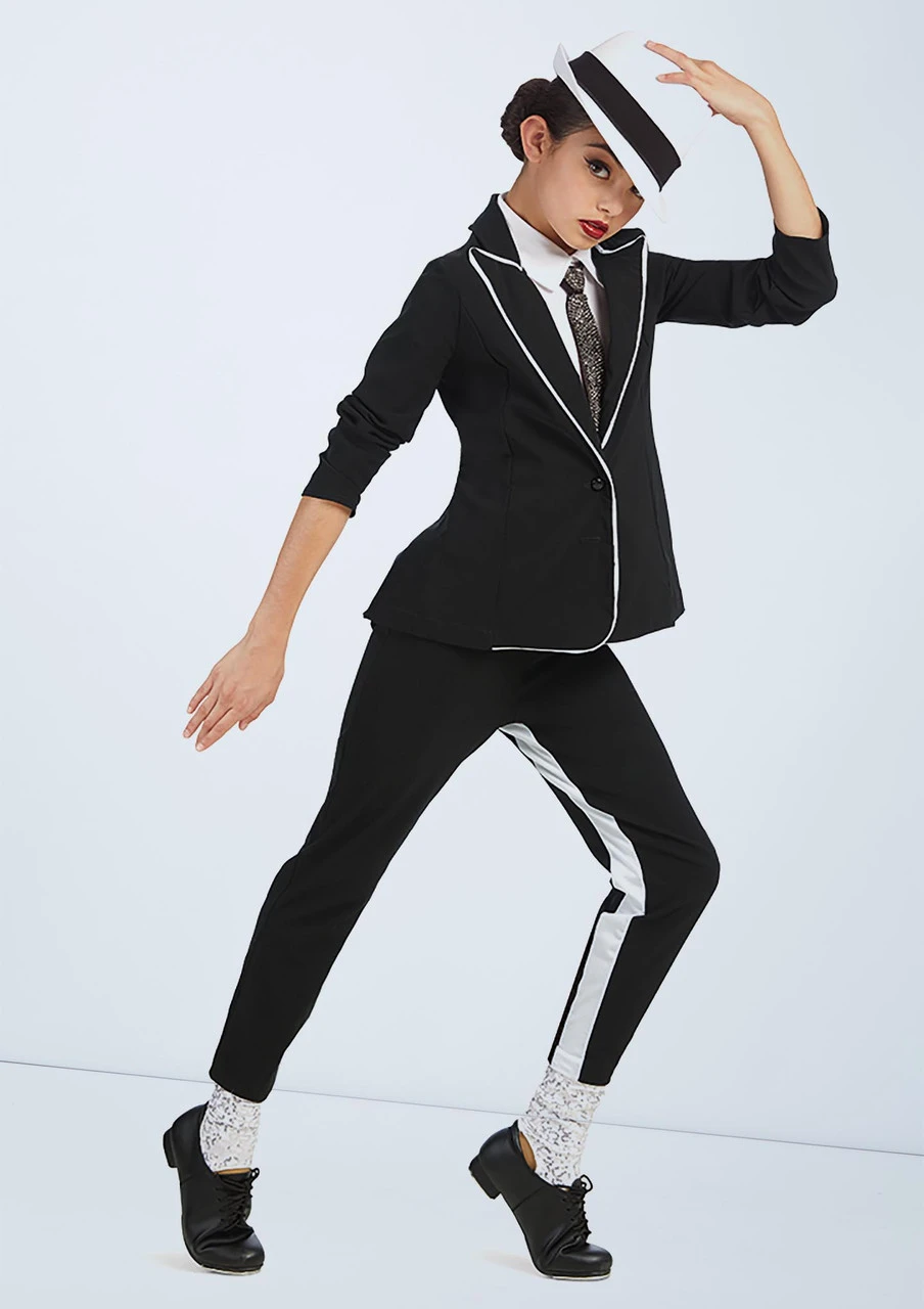 Weissman Smooth Criminal Weissman Smooth Criminal -Dance costume wn 11130 weissman smooth criminal black white front T 85636.1698813432