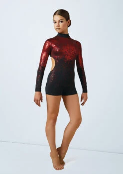 Weissman Transcendence -Dance costume wn 11428 weissman transcendence red front 78161.1678887081