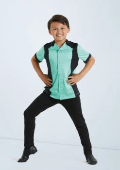 Weissman Grease Lightnin' -Dance costume wn 11985 weissman grease lightnin green front 21973.1678887258