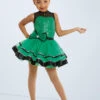 Weissman Me Too -Dance costume wn 12028 weissman me too green front 02897.1678887266