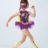Weissman Save The Day -Dance costume wn 8745 weissman save the day purple front 50032.1678890427