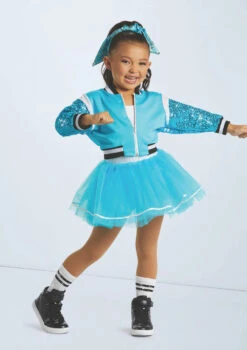 Weissman My Own Drum -Dance costume wn14967 turquoise 5822 67823.1694434944