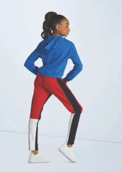 Weissman French Terry Hoodie -Dance costume wn15549 royal blue 137 26210.1694697912