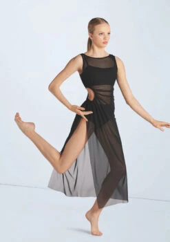 Weissman Cutout Maxi Overdress