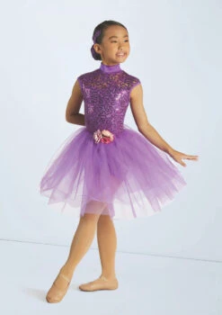 Weissman All You Need Is Love -Dance costume wn15682 electric purple 114 72447.1694045110