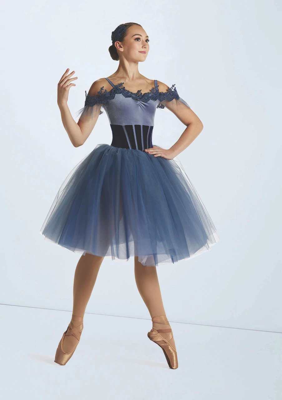 Weissman Fragile Dream Weissman Fragile Dream -Dance costume wn15916 slate blue 2000 06238.1694435072