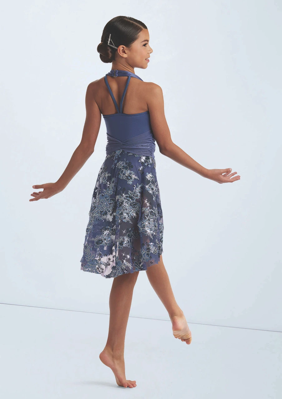 Weissman Keep Breathing! Weissman Keep Breathing! -Dance costume wn16220 slate blue 4317 68161.1694733990