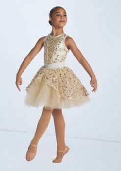 Weissman Valse-Fantasie -Dance costume wn16270 champagne 1693 18271.1698830720